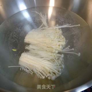 大白菜拌金针菇的做法步骤:4