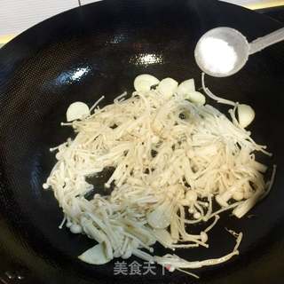 大白菜拌金针菇的做法步骤:12