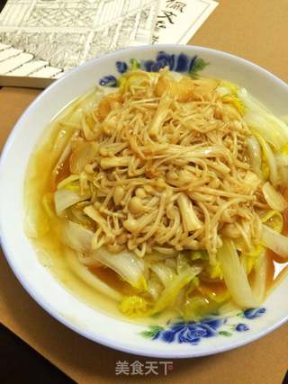 大白菜拌金针菇的做法步骤:14