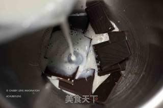 五粮液黑巧克力冰淇淋的做法步骤:4