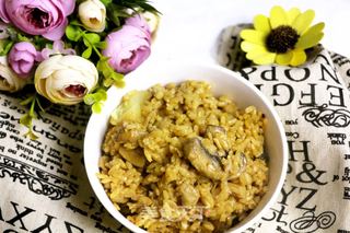 土豆蘑菇鸡肉饭的做法步骤:7