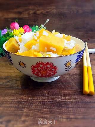 香甜红薯饭的做法步骤:6