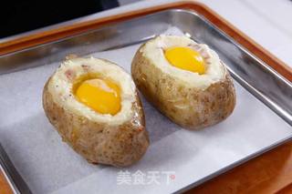 新鲜口感——鸡蛋培根烤土豆的做法步骤:6