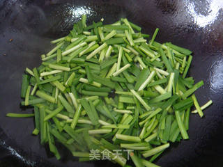 韭菜炒香干的做法步骤:5