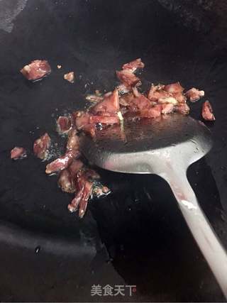 腊肠炒饭的做法步骤:3