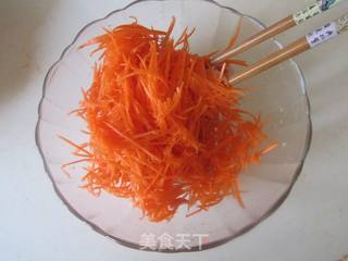 西兰花炒胡萝卜圆子的做法步骤:3
