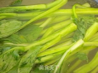 蒜蓉菜心的做法步骤:2