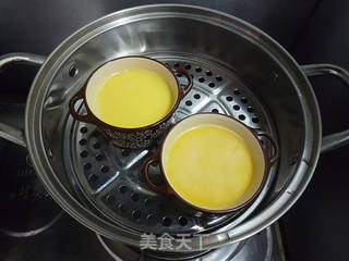 干贝蒸水蛋的做法步骤:6