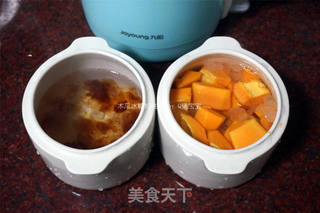 木瓜冰糖炖桃胶的做法步骤:4