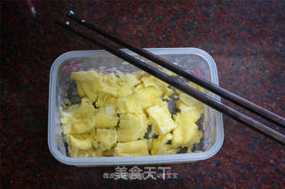 微波火腿蛋炒饭的做法步骤:5