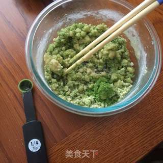 鲜花抹茶酥的做法步骤:8