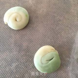 鲜花抹茶酥的做法步骤:18