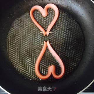 #爱心早餐的做法图解5