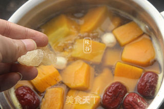 南瓜红枣莲子甜汤的做法步骤:4