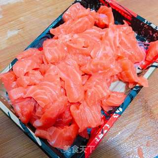 三文鱼瘦肉粥的做法步骤：5