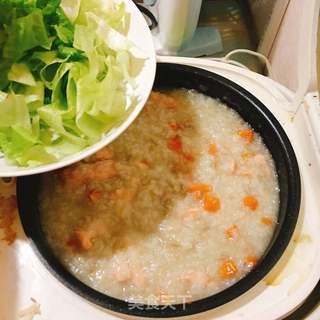 三文鱼瘦肉粥的做法步骤:11