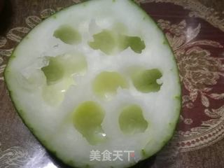 橙汁冬瓜的做法步骤:4