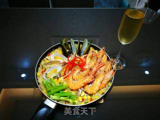 西班牙海鲜烩饭的做法步骤:20