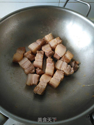啤酒百叶结红烧肉的做法步骤:4