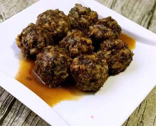 梅菜肉圆的做法步骤:10