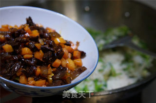 酱油肉芥菜炒饭的做法步骤:10