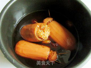 桂花糯米藕的做法步骤:7