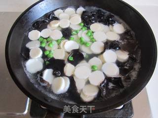 黑木耳炒山药的做法步骤:4