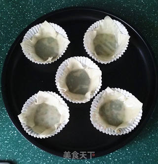 馄饨肉末披萨的做法步骤:7