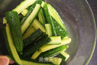 爽口酱黄瓜的做法步骤:4