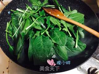 蒜蓉菠菜的做法步骤:5