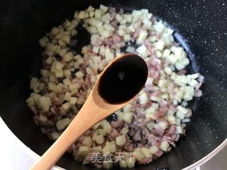 荠菜冬笋饭的做法步骤:4