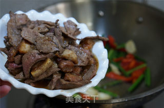 五花猪肝小炒的做法步骤:8