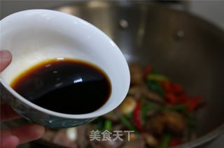 五花猪肝小炒的做法步骤:9