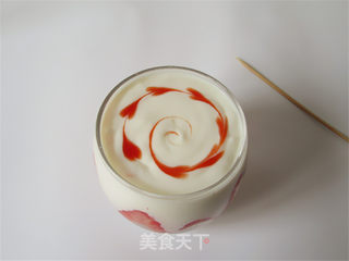 草莓酸奶饮的做法步骤:6