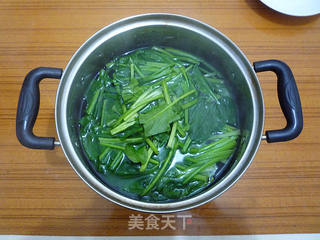 菠菜鸡蛋炖粉条的做法步骤:3