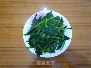 菠菜鸡蛋炖粉条的做法步骤:4