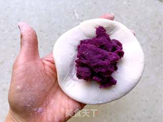 紫薯螺旋包的做法步骤:9