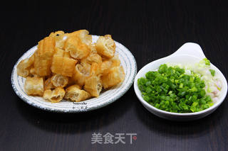 油条香葱粥的做法步骤:5