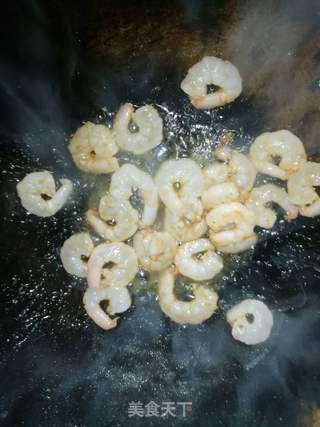 虾仁蛋炒饭的做法步骤:4