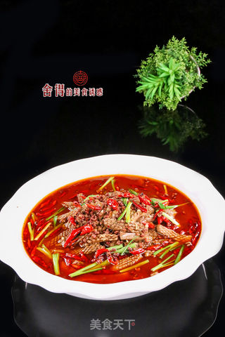 麻辣水煮腰花的做法步骤:5
