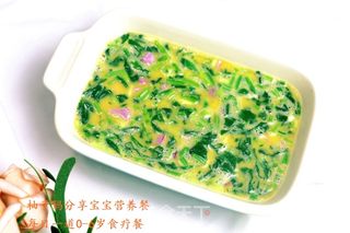 菠菜山药鸡蛋糕的做法步骤:5
