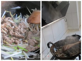 葱爆羊肉的做法步骤:7