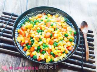 松子玉米的做法步骤:6