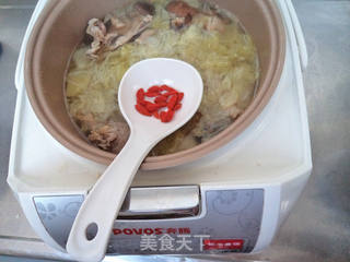 香菇白菜鸭骨汤的做法步骤:9