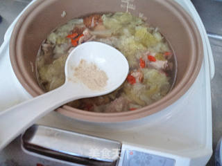 香菇白菜鸭骨汤的做法步骤:11