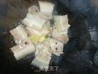 豆干回锅肉的做法步骤:3