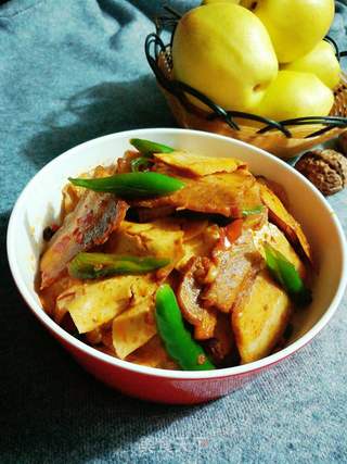 豆干回锅肉的做法步骤:10