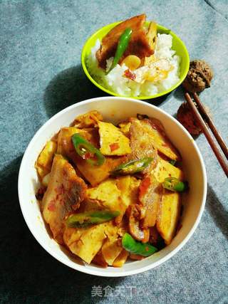 豆干回锅肉的做法步骤:11