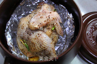 坤博砂锅烤鸡的做法步骤:7
