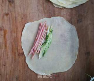 柔软的春饼的做法步骤:13